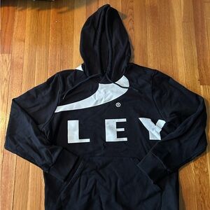 Oakley Men's Black Hoodie with White Logo